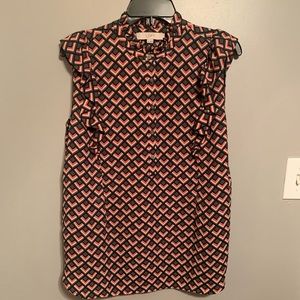 Loft triangle stripe top